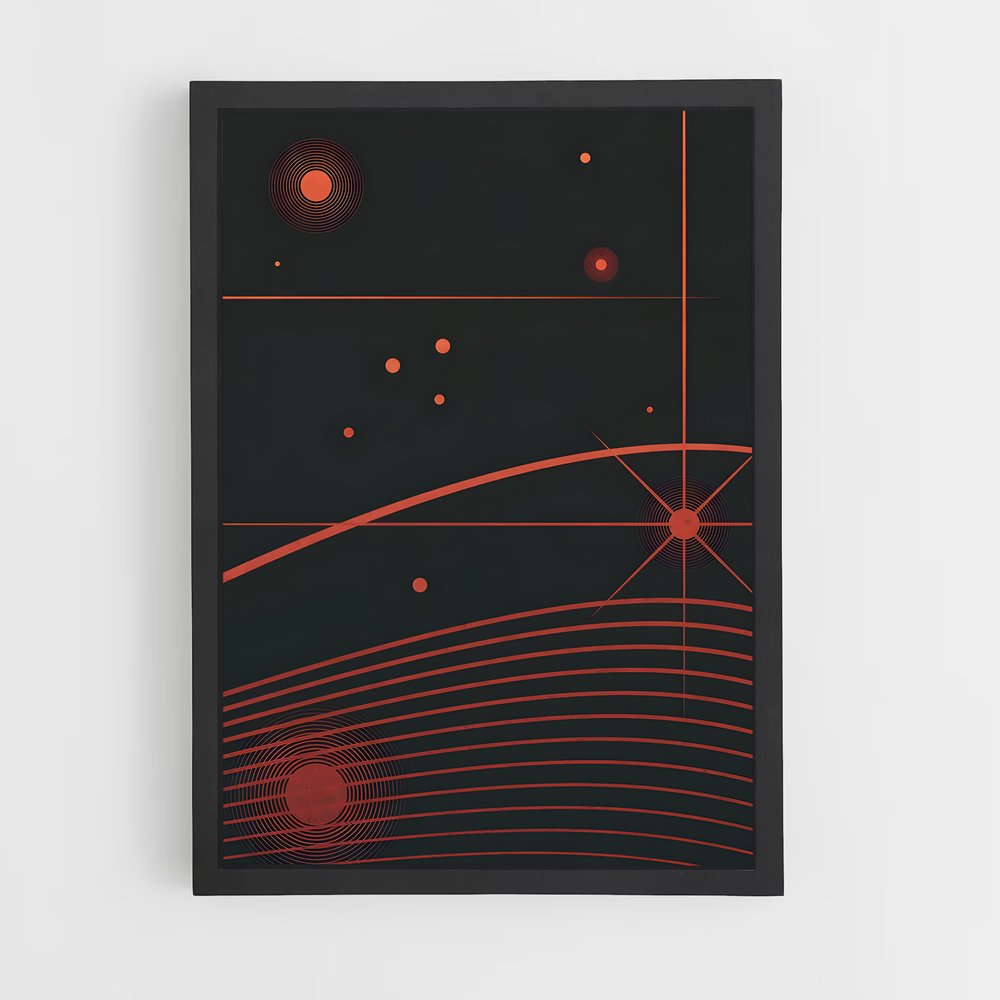 Poster Cercle d'Univers – affiche Art spatial (vue 2)